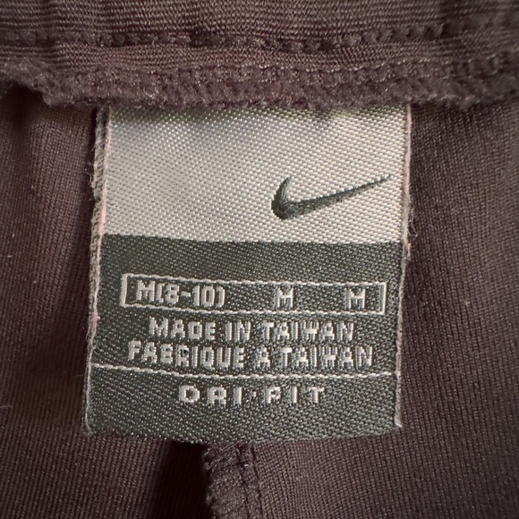 Nike Black Front Zip Wide leg Activewear Pants sz Medium - Picture 6 of 7